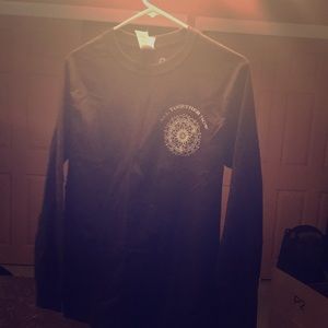 Size small never warn long sleeve brown shirt